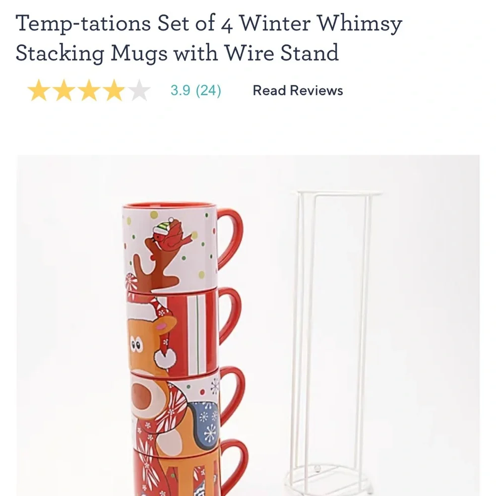 Temptations stacking mugs - Picture 1 of 5